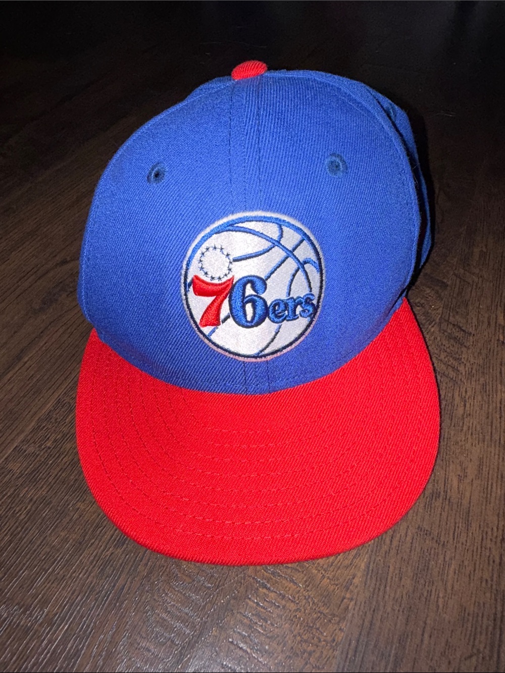 9fifty Philadelphia 76ers Blue and Red Snapback Hat
